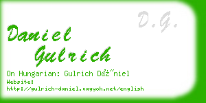 daniel gulrich business card
